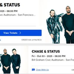 Chase & Status Tix - 10/4 