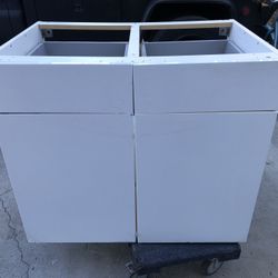 Storage Or Pantry Cabinet White 4 Drawers 