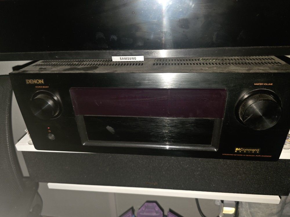 Denon AVR x4200w Receiver with Remote and Callibration Tool