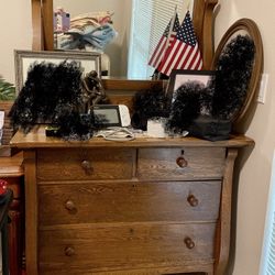 Antique Oak Dresser 