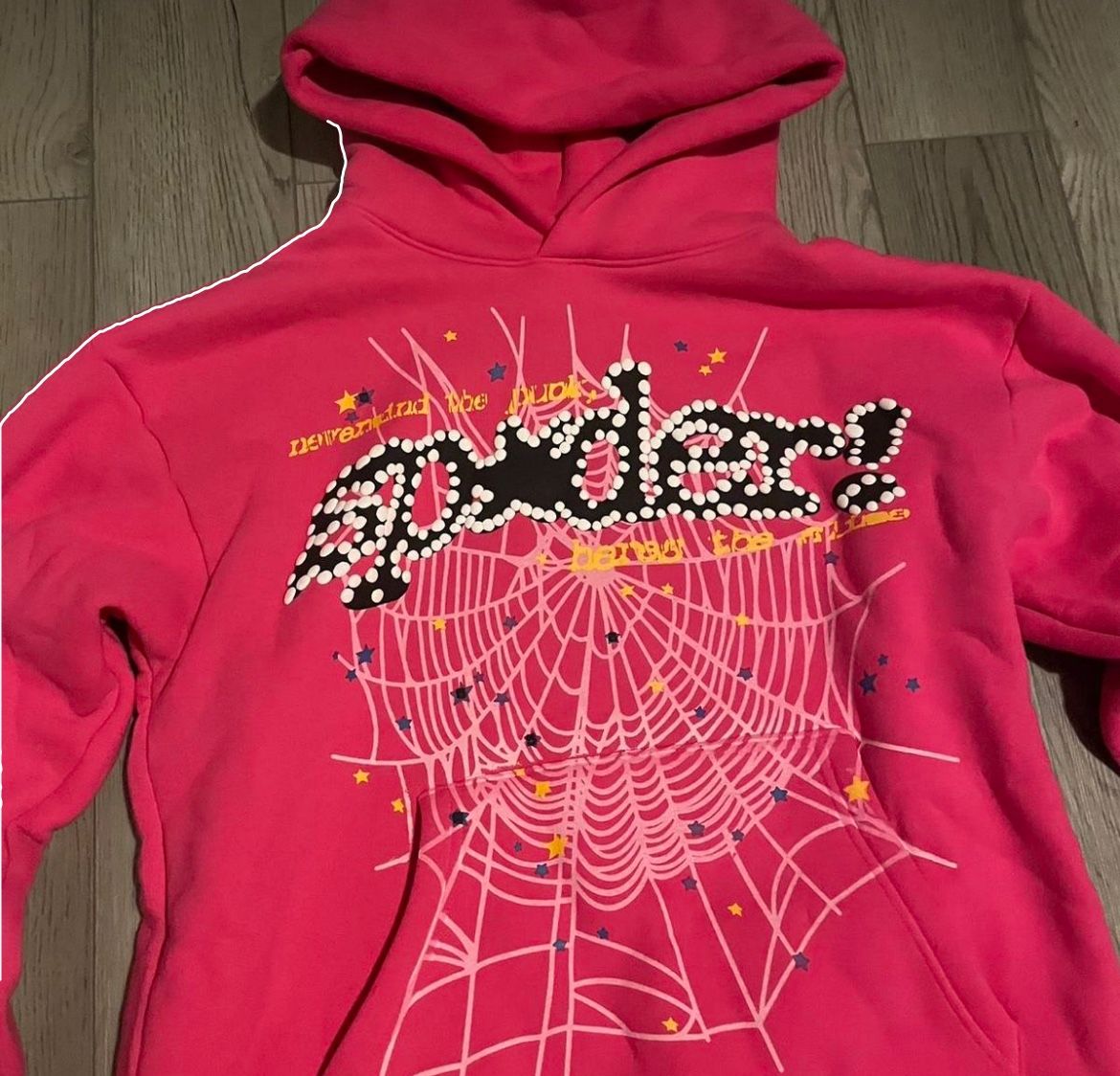 Pink Spider Hoodie