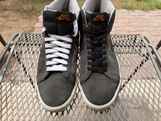 Nike Blazer Sb High Top Sneakers Men’s Size 13 Dark Charcoal/Ceramic Orange
