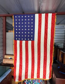 Vintage American Flag - 48 Stars.  