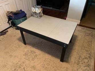 LEGO table - 45” x 30” x 24” tall (6) 48x48 dot plates