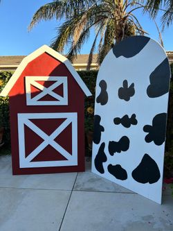 Wooden Backdrops Barn Theme