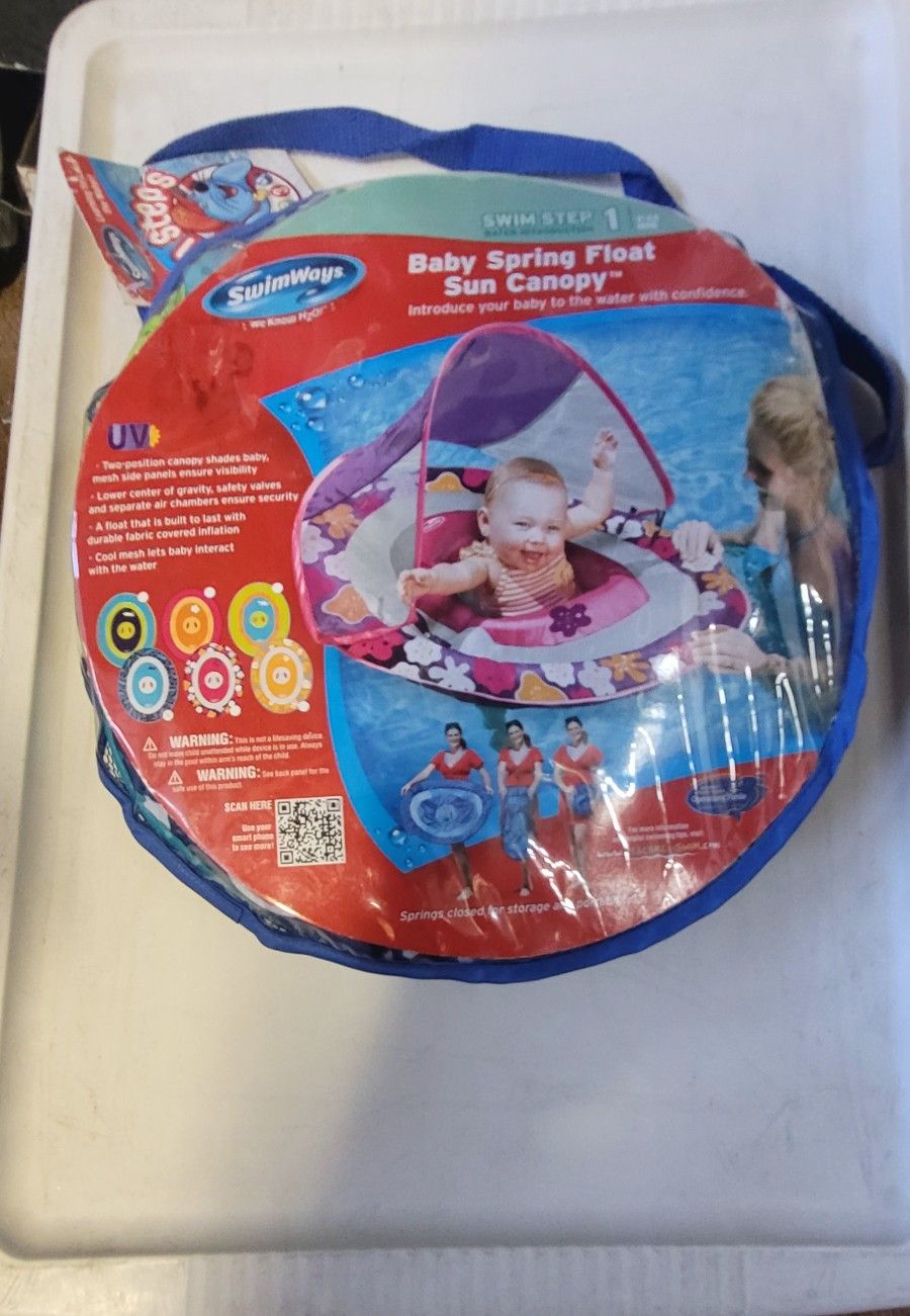 $15 Baby FLOAT w/canopy!
