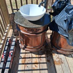 Allen+Roth Bathroom sink with vanity