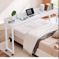 Computer Table with 360° Wheels