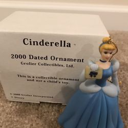 Grolier Dated Ornament CINDERELLA