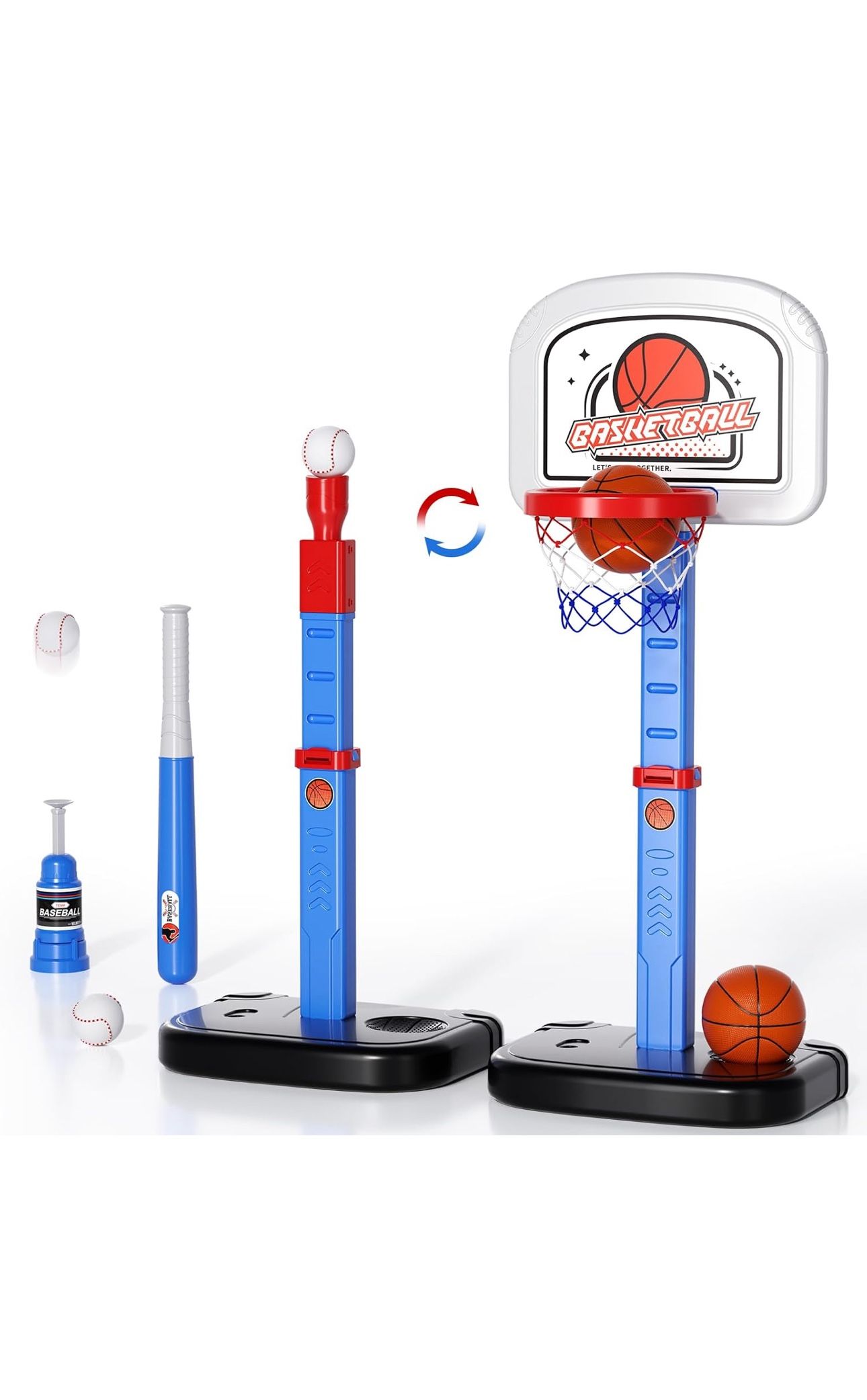 Basketball hoop/Baseball, brand new