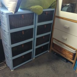 2 Blue Drawer Sets