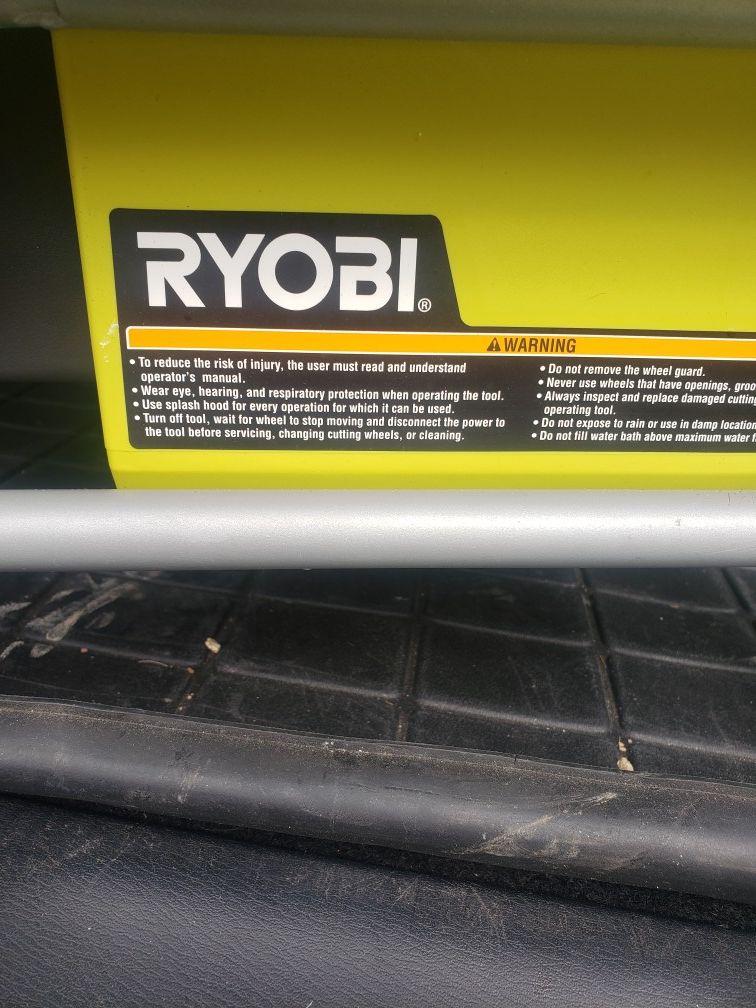 7 inch ryobi table tile saw