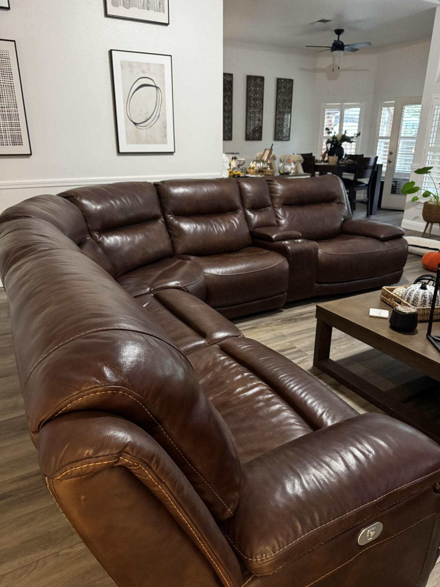 Serrano’s Leather Couch