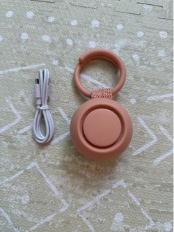 Hatch Pink White Noise Portable Bluetooth Speaker with Keyring