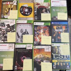 PlayStation And Xbox 360 Games 