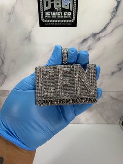 5A CZ “CAME FROM NOTHING” Pendant