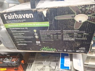 New Hunter Fairhaven  ceiling fan