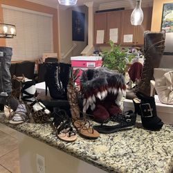 Boots , Heels, Sandals 