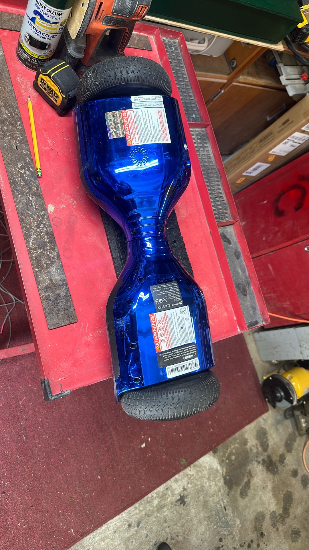 Hoverboard And Razor Scooter