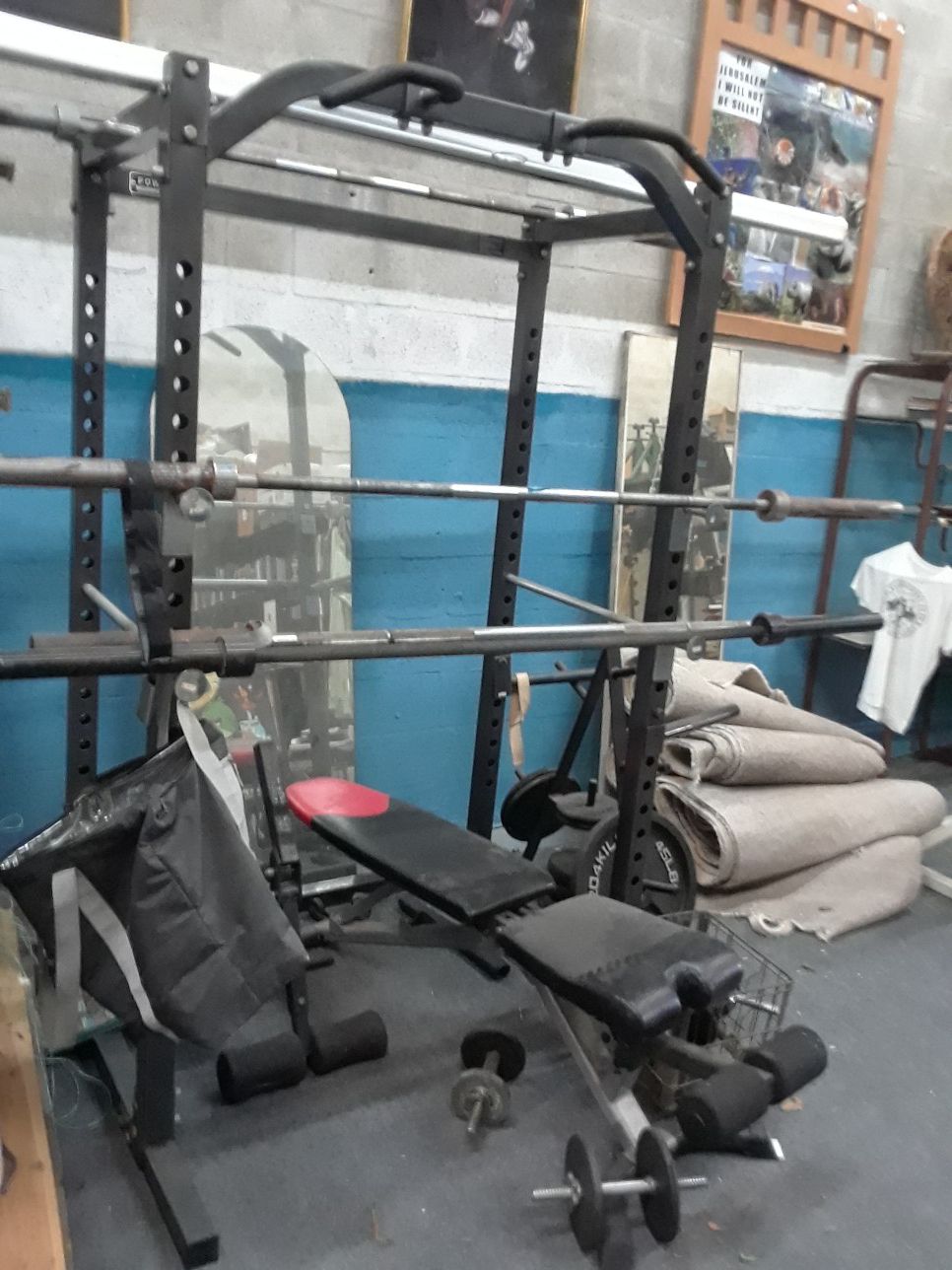 Weightlifting items for your garage
