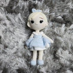 New Crochet Doll Cinderella Princess Gift 11.inches