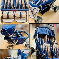Angeles SureStop™ Folding Commercial Bye-Bye® Stroller - 4 Passenger