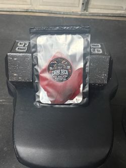 ProteinPatrol, carne seca, factory sealed, never opened.  sellado de fabrica, nunca abierto