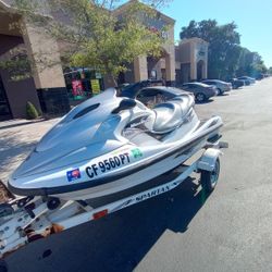 2001 Yamaha  WaveRunner  1200 XLT Jet ski, With Trailer 