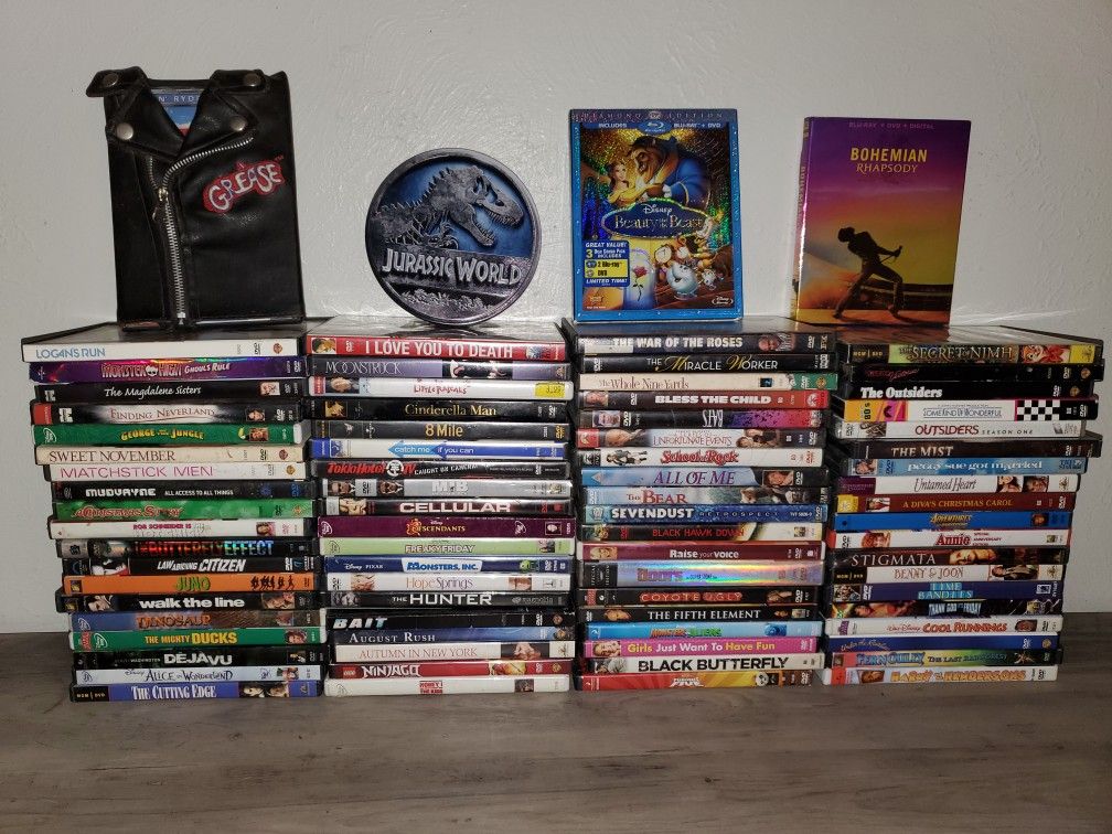 DVD And Blu Ray Movie Lot! 80 Movie Collection! All Genres! Excellent Condition! 