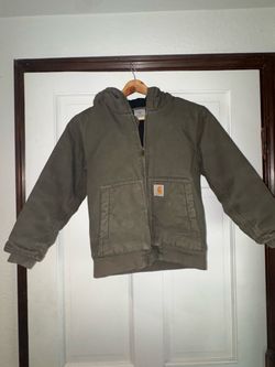 Carhartt Kids Hooded Canvas Jacket youth 7/8