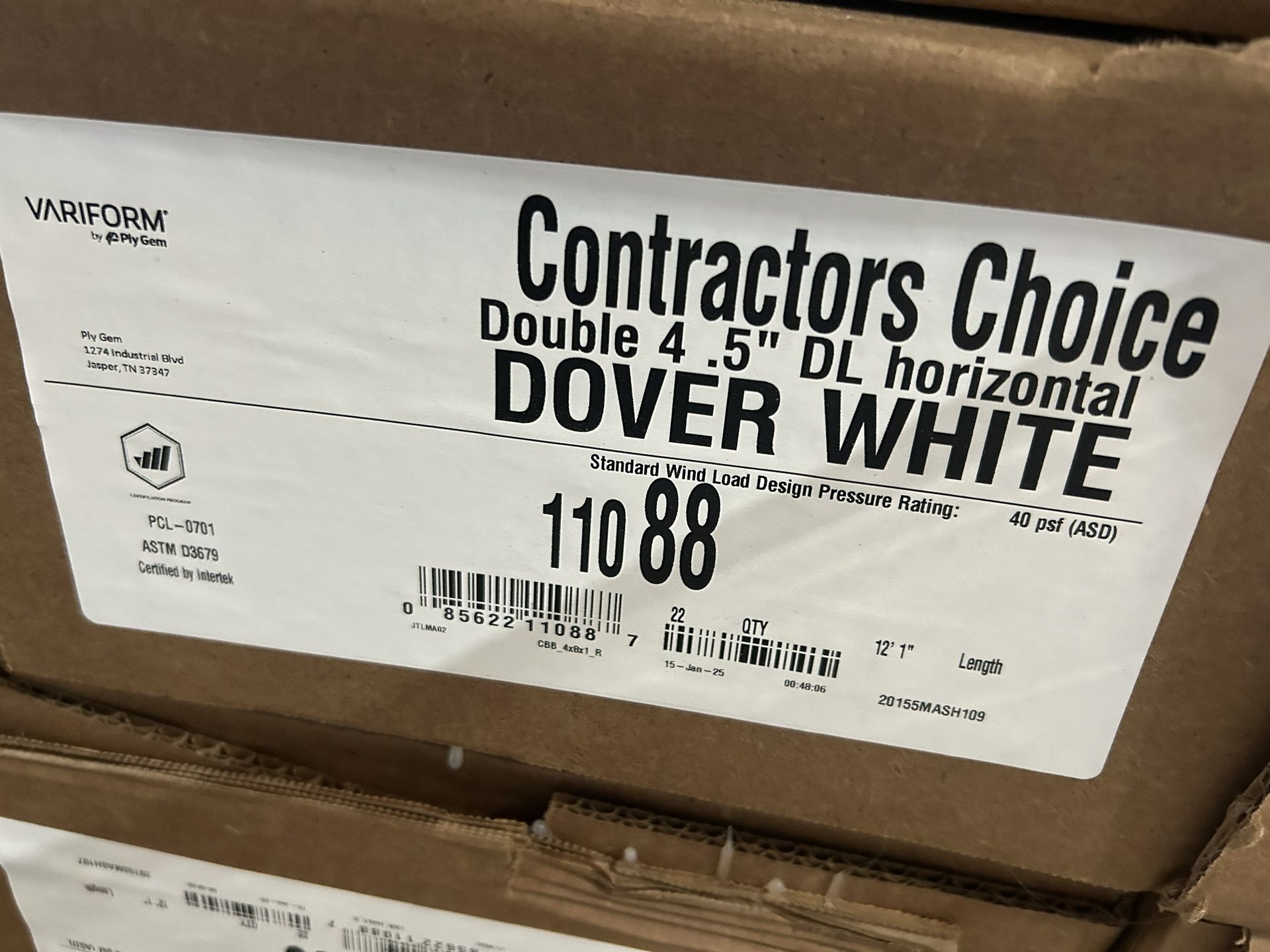Contractor Choice D4.5 Vinyl Siding