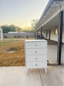 Modern white dresser