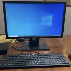 Desktop Computer Win10 Pro - Monitor Keyboard Mouse.     Same OS On Tablets And Laptops 