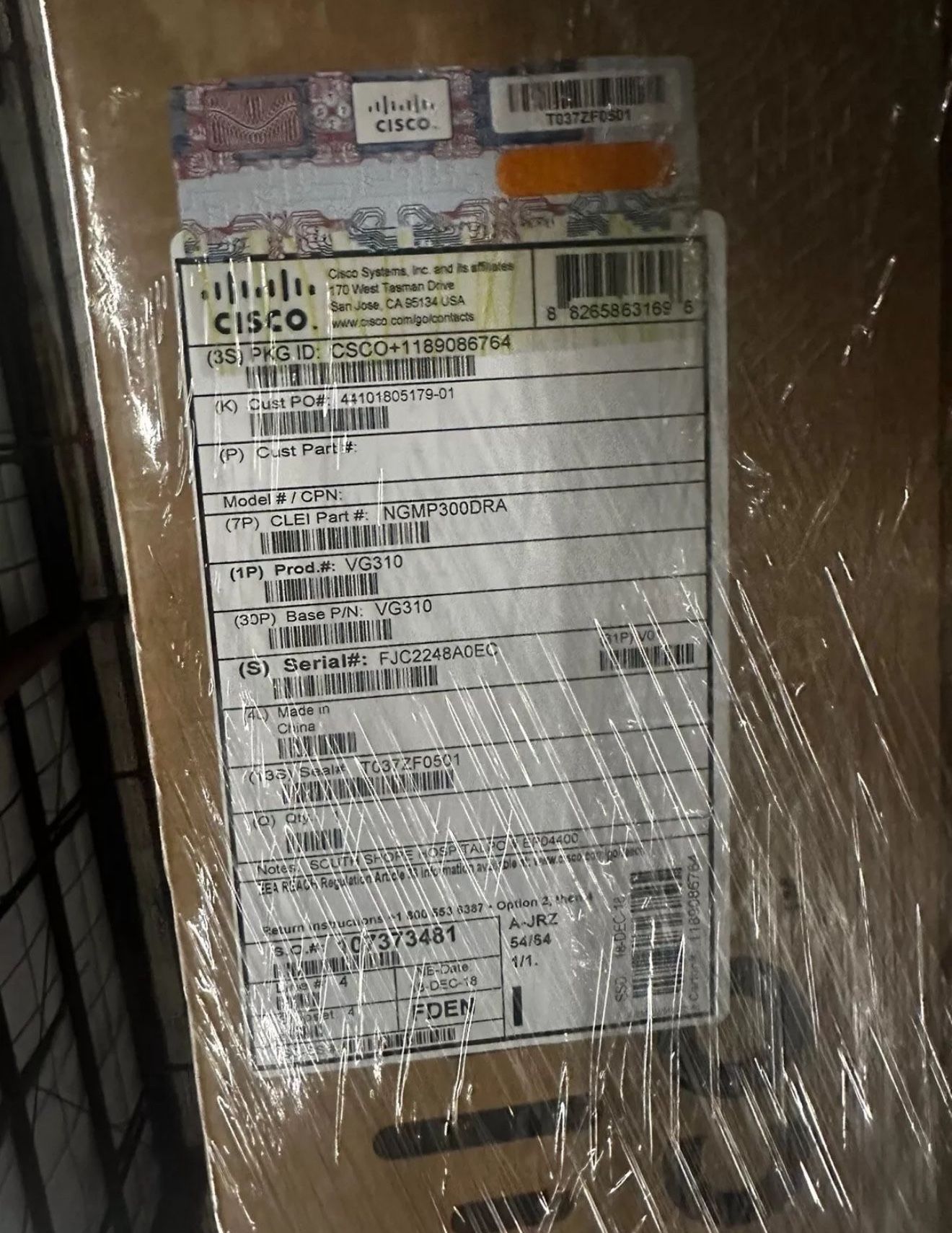 Cisco VG310 Modular 24 FXS Port Analog Voice Over IP VOIP Gateway - NEW SEALED!!