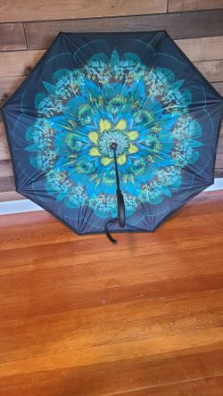 Peacock Inverted Umbrella