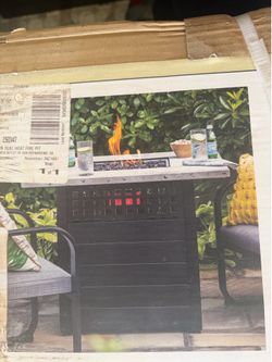 Outoor Patio Fire Pit / Heater combo.