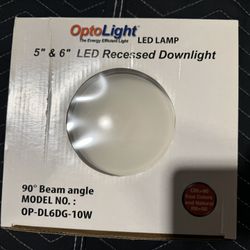 7 New OptoLight 5”/6” LED Recessed Lights – 900 Lumens