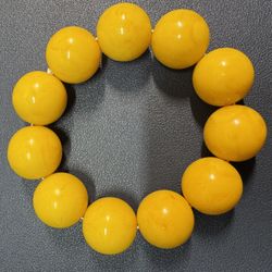 Beeswax Amber Bracelet (Top Grand)