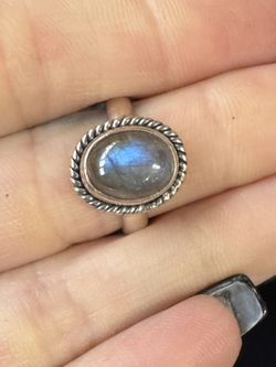 Sterling Silver Labradorite Ring