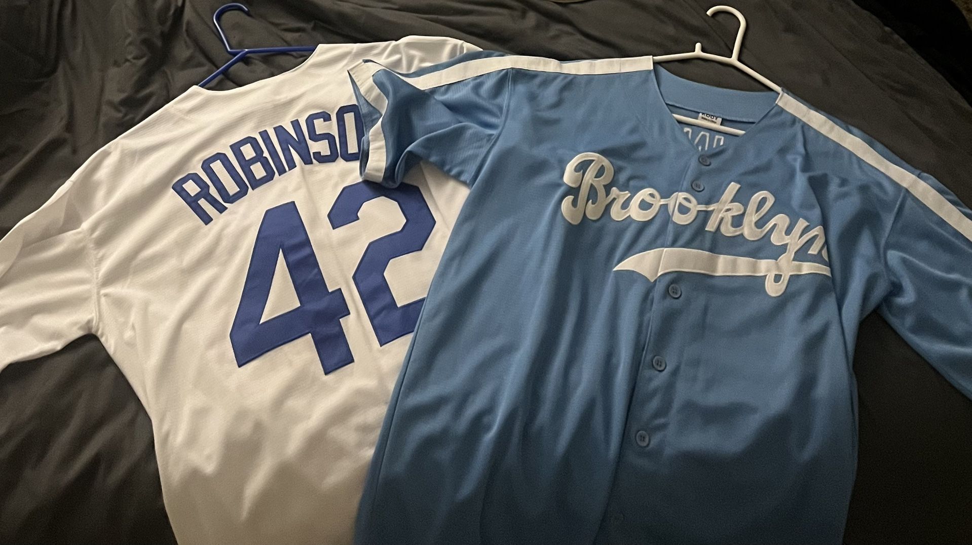 LA LOS ANGELES DODGERS (XL) FRANK ROBINSON CUSTOM BASEBALL ⚾️ JERSEY   😎