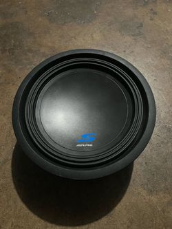 Alpine s-series car subwoofer 10-inch