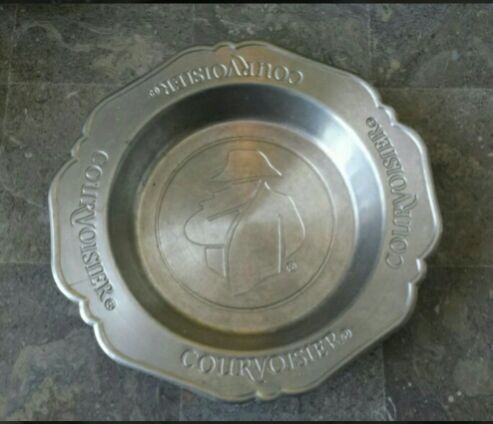 Courvoiser Cognac Ashtray or Metal Bottle Tray