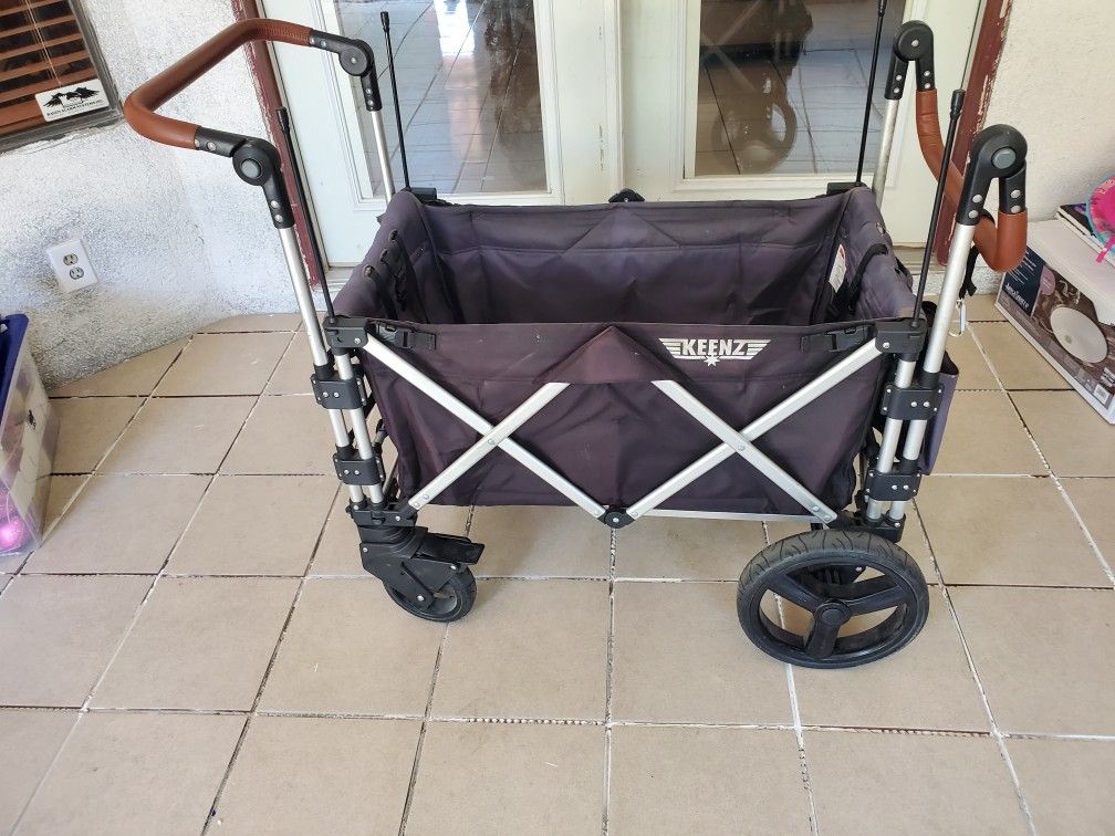 Keenz Class Stroller Wagon - Features: 5-point safety harness on both sides, seats twoRemovable,