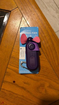 Pocket misting fan