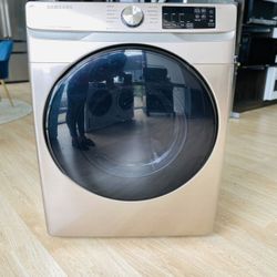 Samsung 7.5 cu. ft. Champagne Electric Dryer with Steam VYY4
