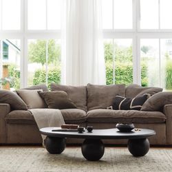 Kiel 2 - Piece Modular Sofa 90.5” Velvet Truffle Corduroy 