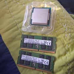 Intel Core i7 And 32 Gb Ram Sticks