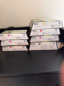 7 Genuine HP 950XL / 951XL Ink Cartridges $60