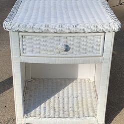 Wicker Side Table