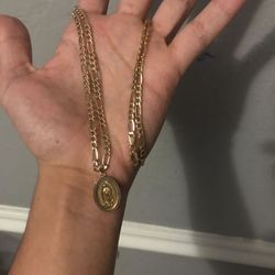 14k Gold  Chain”24” Inches 